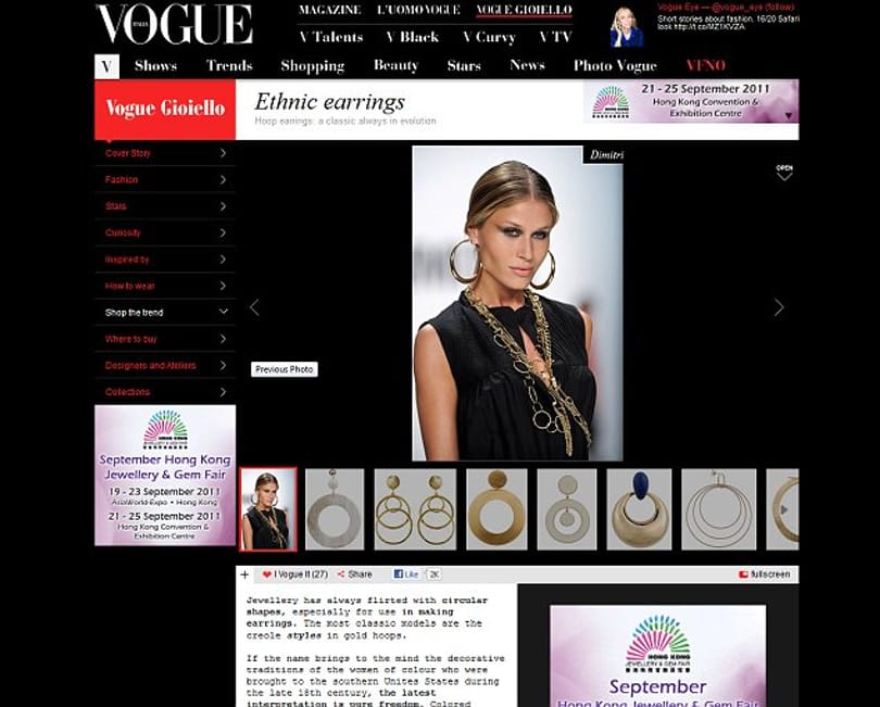 Rabszolga-fülbevalók? A Vogue újra kiverte a biztosítékot