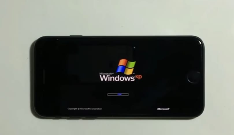 Nem mindennapi látvány: Windows XP fut az iPhone 7-esen – videó