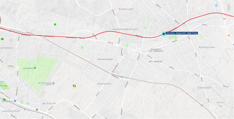 Vonatpótló buszokkal lehet eljutni a vonatpótló buszokig