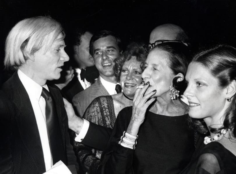 Andy Warhol és a Vogue nagyasszonya 1977-ben