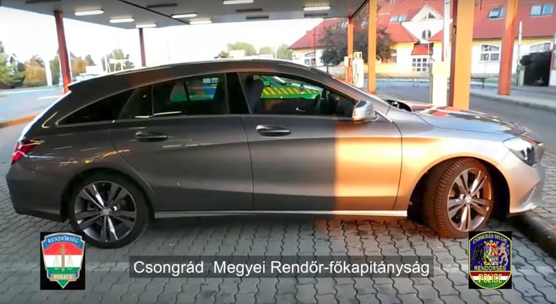 Méregdrága Mercedest fogtak a határőrök Nagylakon