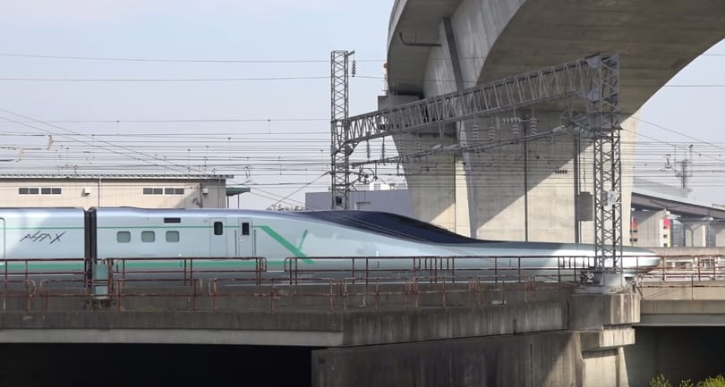 Ez nem a MÁV: 400 km/h-val repeszthet az új japán csúcsvonat