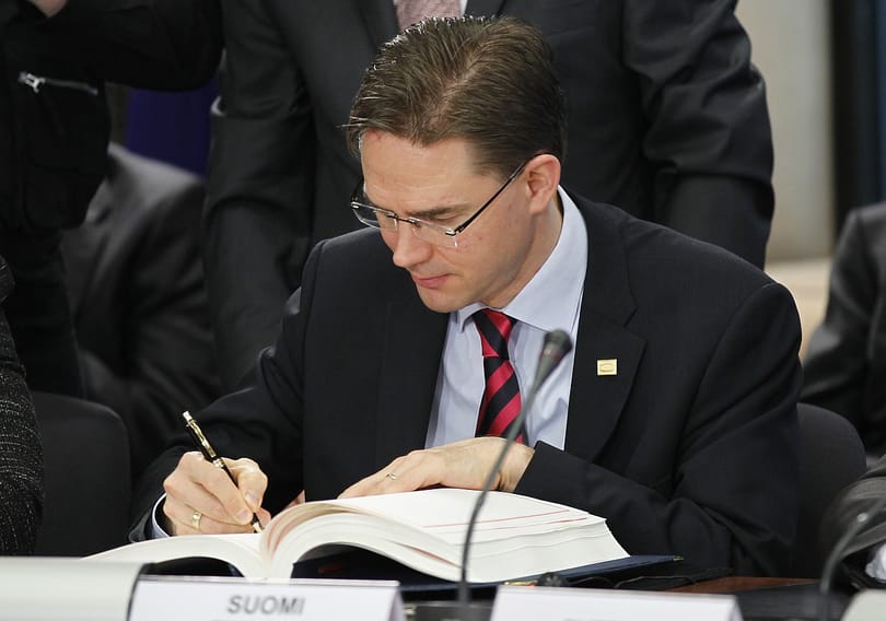A finn Katainen válthatja Junckert az eurócsoport élén
