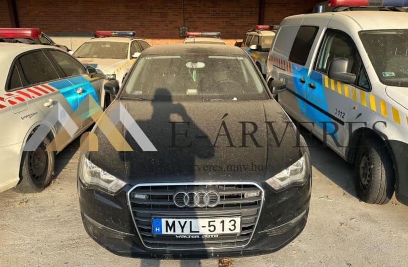 Árverésre kerül a soproni rendőrség civil Audija