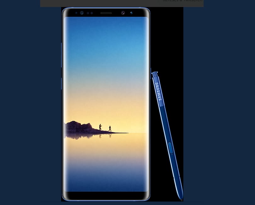 A Samsung véletlenül kitette a webboltjába a Galaxy Note 8-at