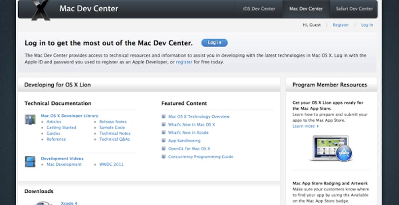 Már a fejlesztőknél az OS X Lion 10.7.4