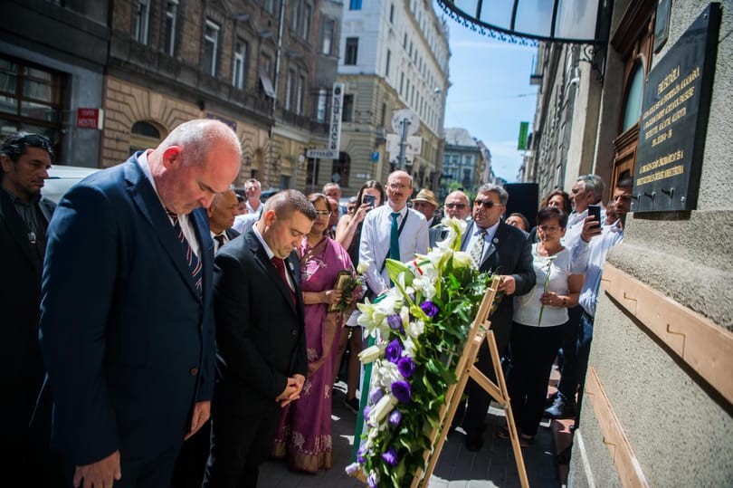 A roma holokauszt áldozataira emlékeztek Budapesten