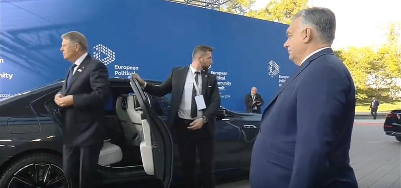 A rendőrség szerint „fake news”, hogy „sétáltatták” a román elnök konvoját a Puskás Arénánál