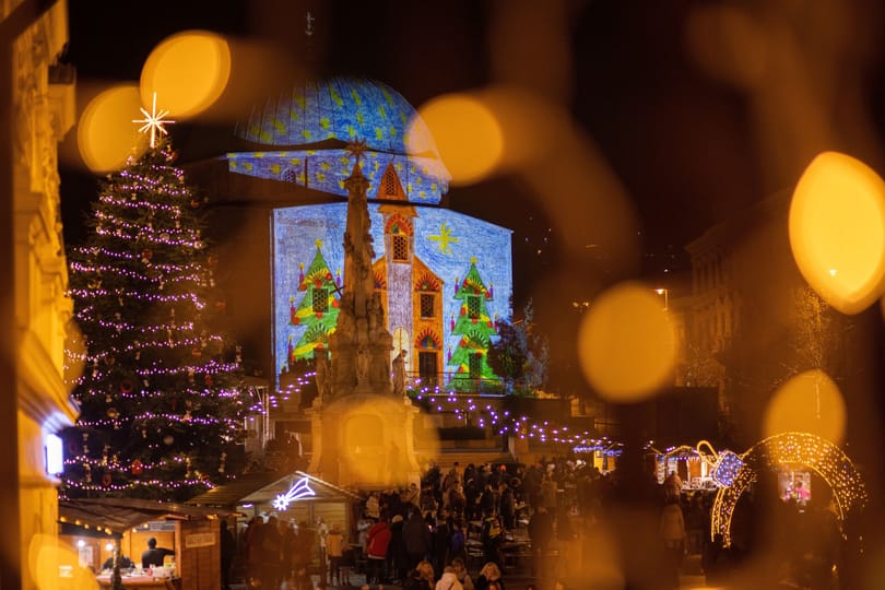 Fényfestéssel ünnepelte Pécs advent utolsó vasárnapját