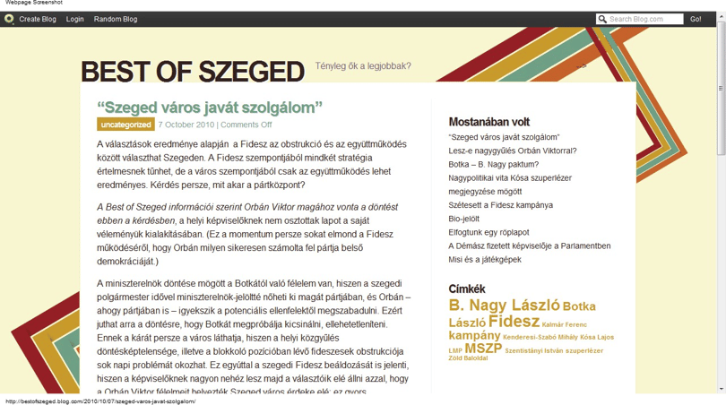 Orbán fél Szeged szocialista polgármesterétől?