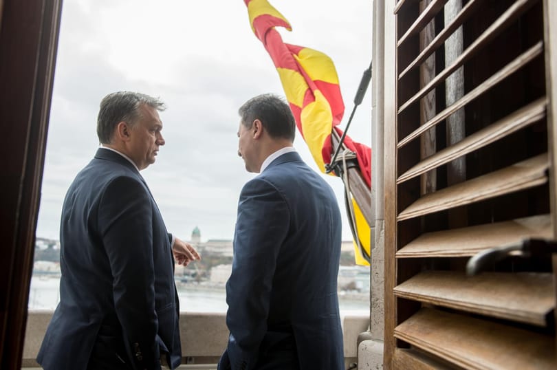 Gruevszkiről kérdezték Orbánt, egy mondatban válaszolt