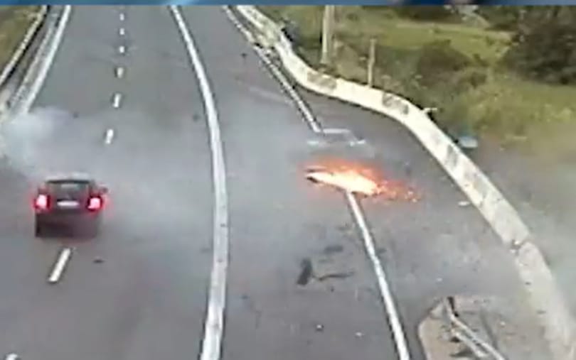 Két brutális autópálya-balesettel kampányol a német rendőrség – videó