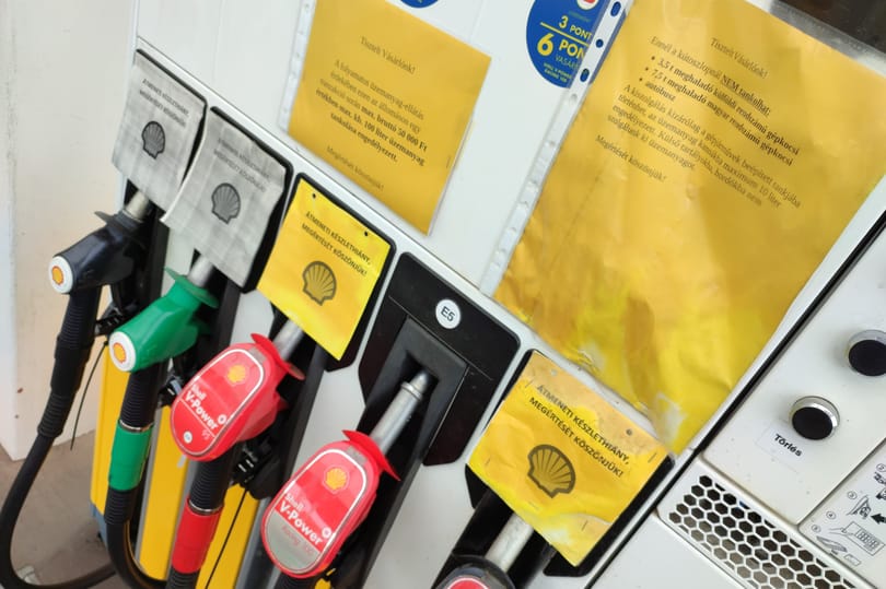 Két napja nincs benzin a Shell székesfehérvári benzinkútjain