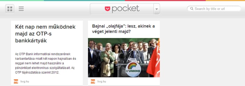 Vágja zsebre a cikkeket, későbbi elolvasásra