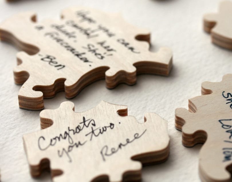 Vendégkönyv-puzzle: hogy a barátaid imádjanak hozzád járni