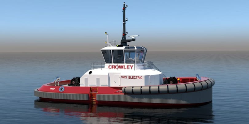 Több mint 60 csúcs Teslával ér fel a világ első elektromos vontatóhajója
