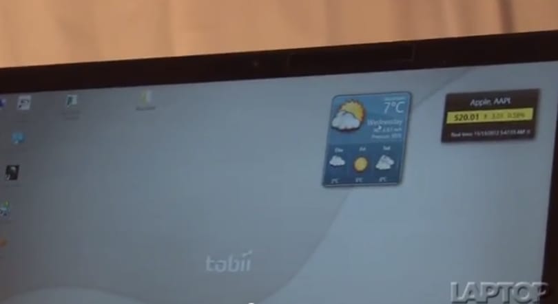 Tesztelték a világ első szemmel irányított ultrabookját