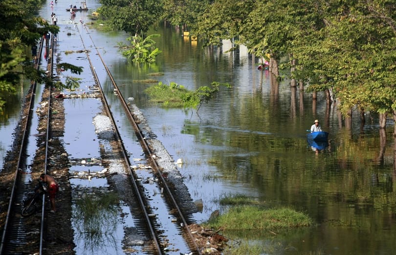 Megmenekült az árvíztől Bangkok központja