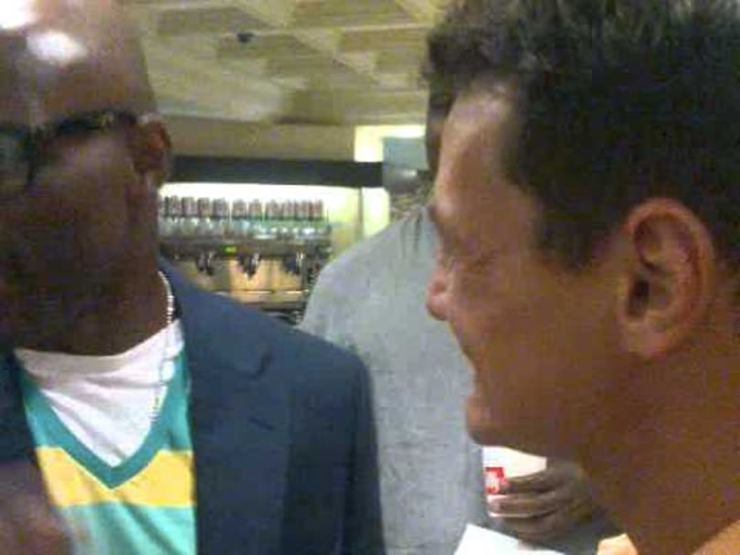 Videó: Erdei Zsolt találkozott Bernard Hopkins-szal