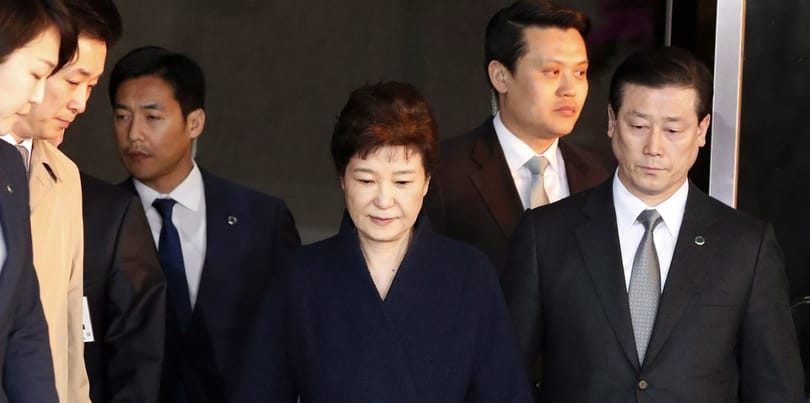 Letartóztatták Dél-Korea leváltott elnökét