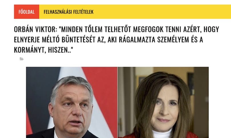 Bicskanyitogató álhír terjed Orbán Viktor és Koncz Zsuzsa nevével, nehogy megossza