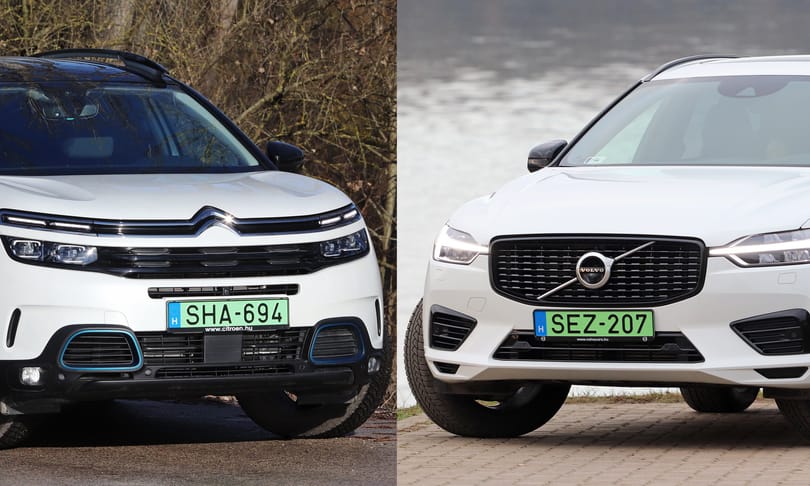 Francia-svéd hibrid párbaj: zöld rendszámos Citroënt és Volvót eresztettünk egymásnak