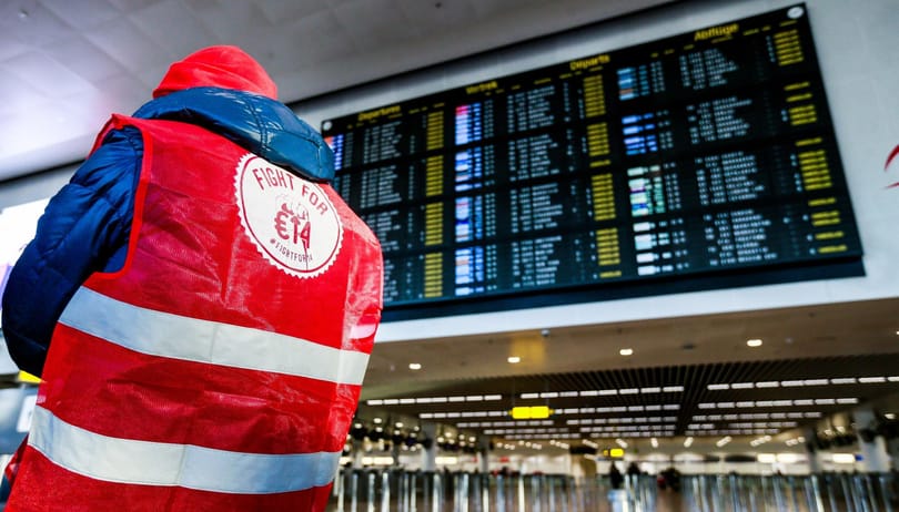 Megbénította a sztrájk Belgiumot