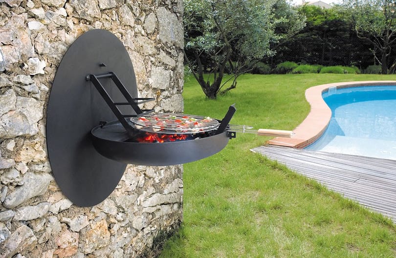 Falra szerelt grillsütő
