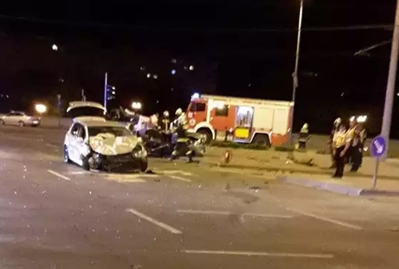 Fotó a Flórián téri halálos baleset helyszínéről