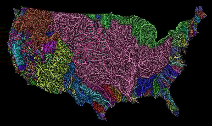 Zseniális térképet csinált Amerikáról egy magyar geográfus