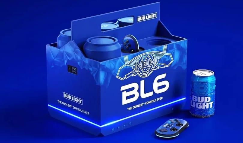 Játékkonzol és sörhűtő egyszerre – működő konzolt épített az amerikai Bud Light gyártója