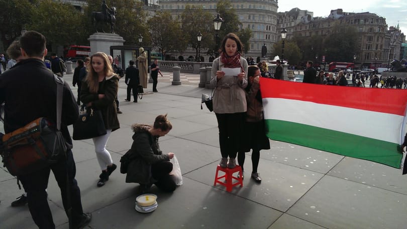 Londonban is ünnepelték a köztársaság születésnapját - videó