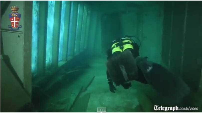 Kísérteties videó az elsüllyedt Costa Concordiáról
