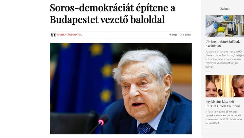 Múlt időben írt egy szeptemberi konferenciáról a Magyar Nemzet