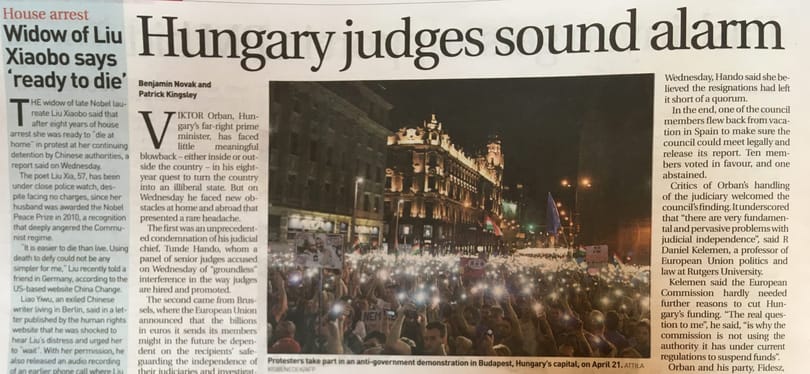 Már Kambodzsában is téma Orbán, Handó és a magyar igazságszolgáltatás