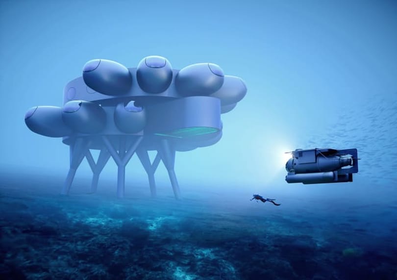 Bámulatos víz alatti laboratóriumot építene Jacques Cousteau unokája