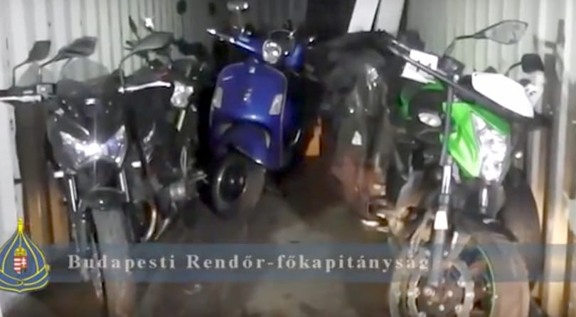 Tucatszámra hordta a lopott motorokat Bécsből ez a társaság – videó