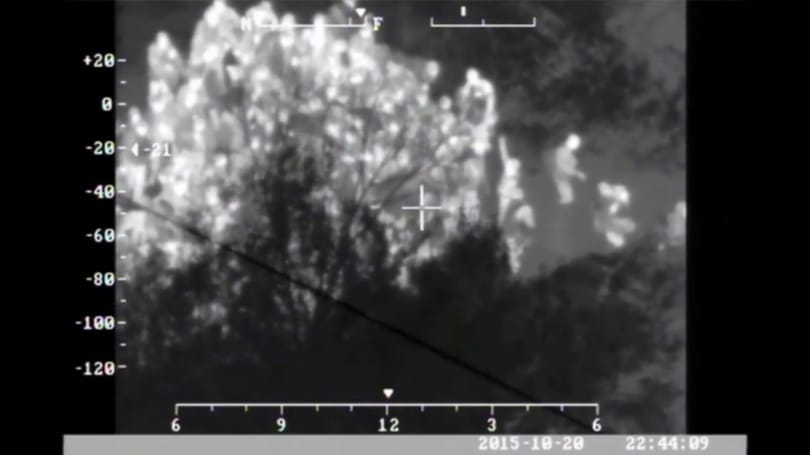 Videó: Hőkamerával követték a menekültek jéghideg folyón való átkelését