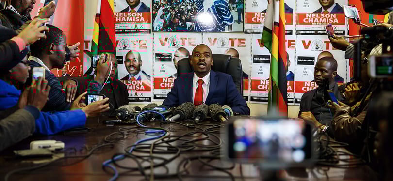 Zimbabwe nagyotmondó ellenzéki vezére nagyot bukott