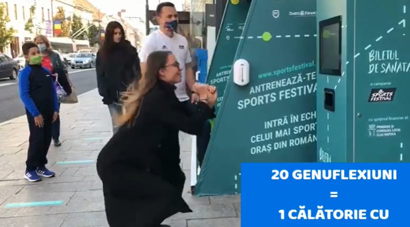 Buszjegyet kap, aki húszat guggol Kolozsváron