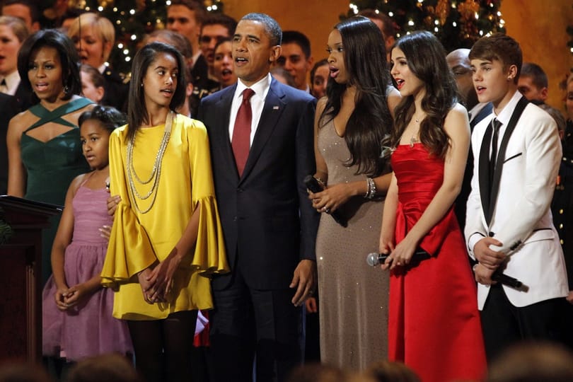 Justin Biebert is megnézték Obamáék az ünnepi koncerten