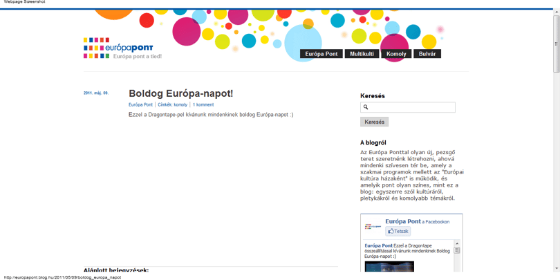 Május 9: Európa Nap