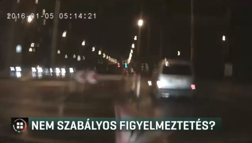 Nem látta a feltört aszfaltot, a táblát is elvitte egy autós a Soroksári úton – videó