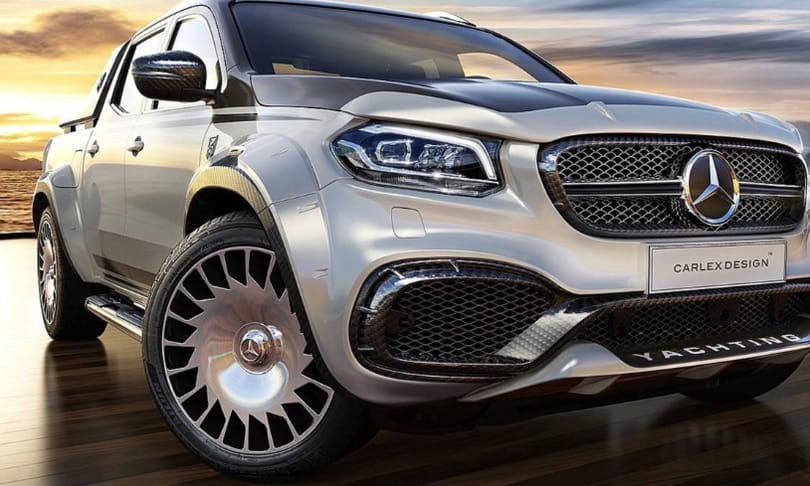 Betonkeverőt ritkán, jachtot annál gyakrabban lát majd ez a platós Mercedes