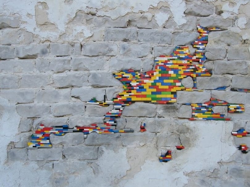 Street art percek: Lego Street Art Olaszországból