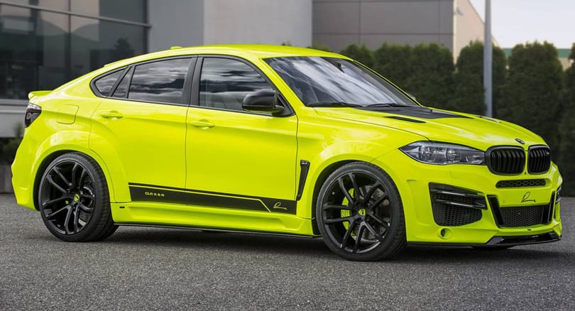 Ez az BMW X6-os sem egy kifejezetten introvertált darab