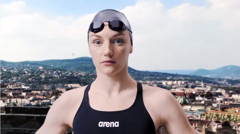 Óriás Katinkával reklámozzák a vizes vb-t - videó