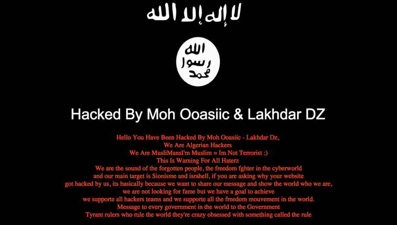 Kiberdzsihád kicsiben: a magyar OBI weboldalát feltörve üzennek muszlim hackerek