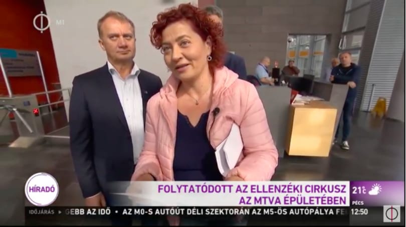 Átverte a köztévé a DK-t, nem olvasták be a követelésüket, helyette cirkusznak nevezték akciójukat