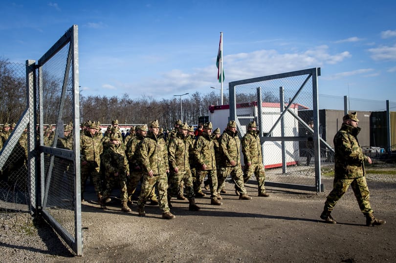 Már a határvadászoké a déli határ, a katonák levonultak